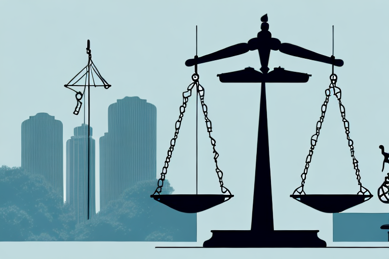 A balanced scale symbolizing justice