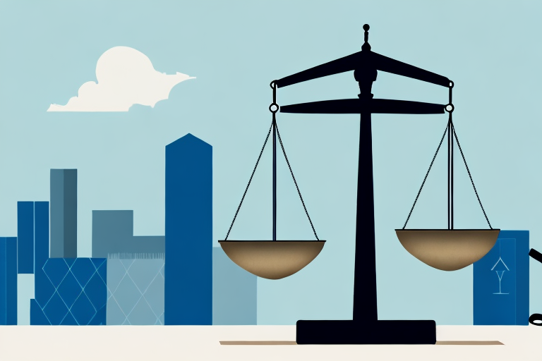 A symbolic balance scale representing justice