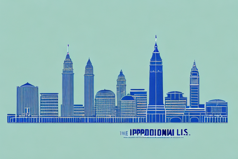 The indianapolis skyline