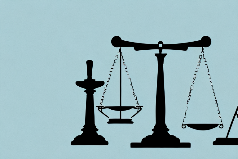 A balanced scale with a wheelchair on one side and a gavel on the other