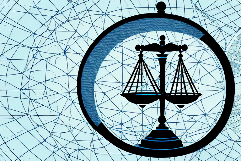 A balanced scale representing justice