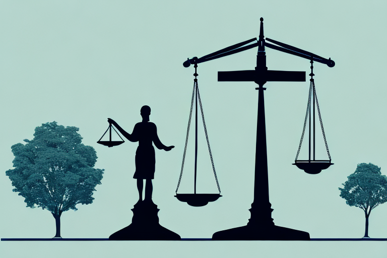 A balanced scale symbolizing justice