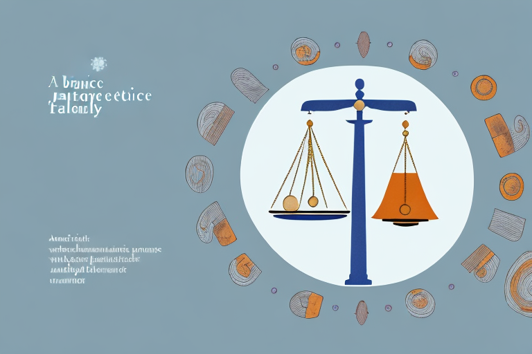 A balanced scale symbolizing justice