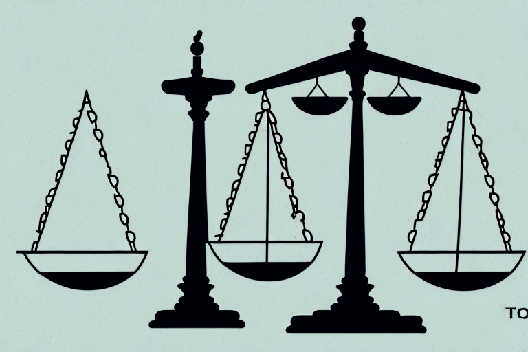 A balanced scale representing justice