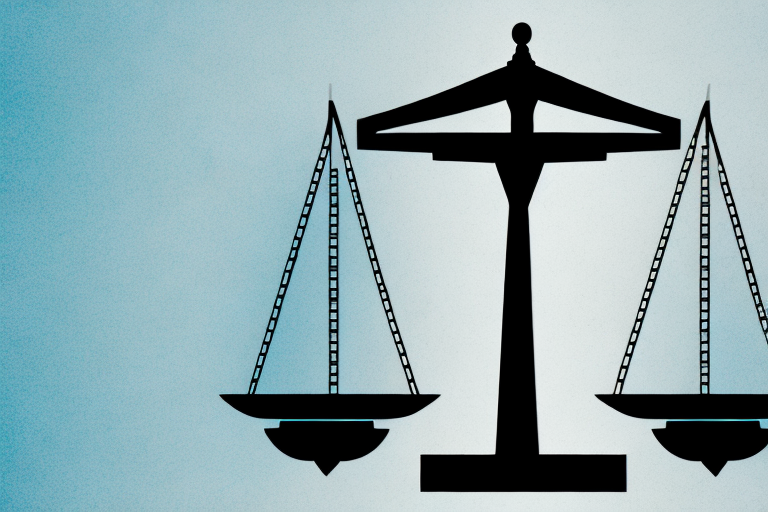 A balanced scale representing justice