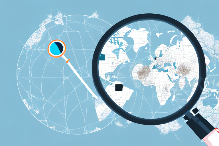 A map pinpointing various locations