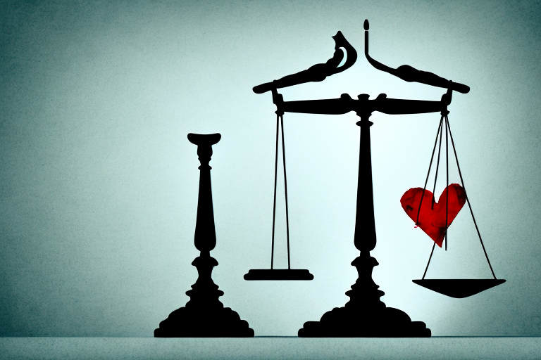 A balanced scale symbolizing justice