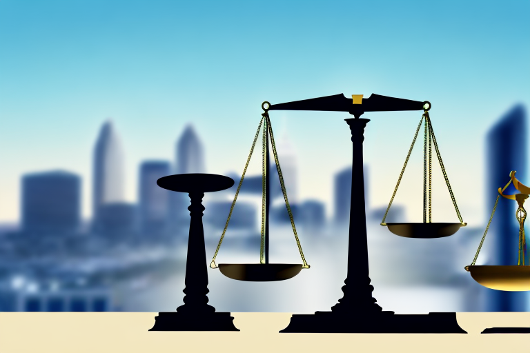 A balanced scale symbolizing justice