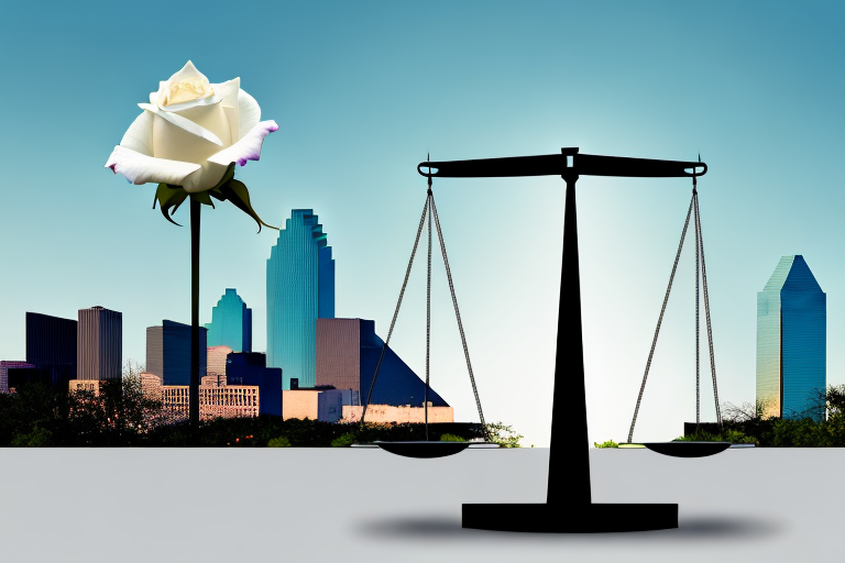 A balanced scale symbolizing justice