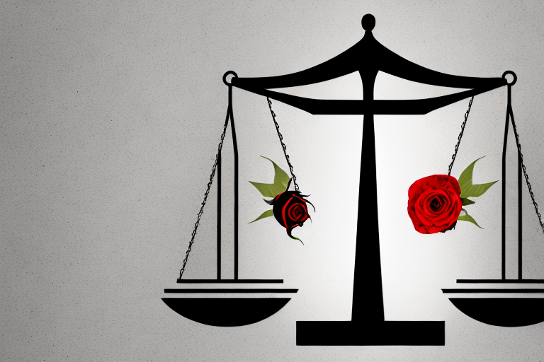 A balanced scale symbolizing justice