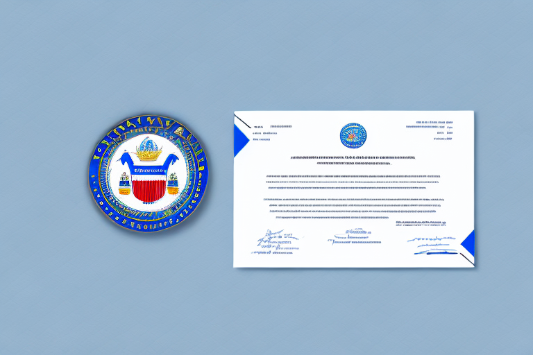 A notary public seal