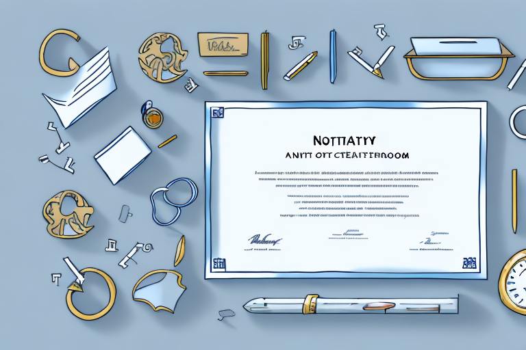 A notary seal