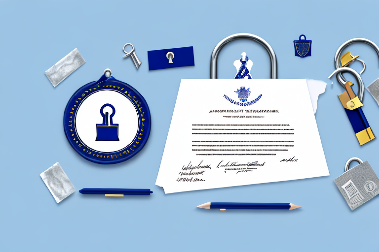 A notary public seal