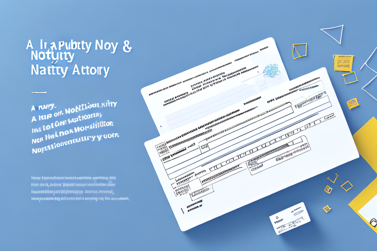 A notary public stamp