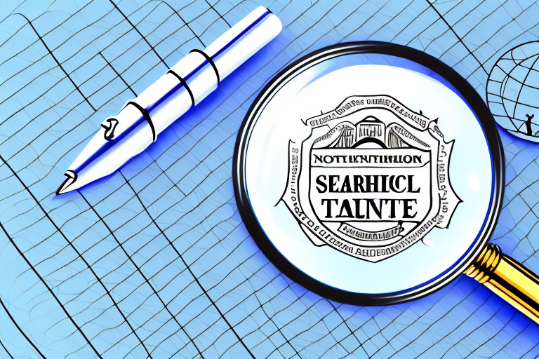 A notary public seal