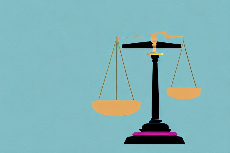 A symbolic balance scale where one side is weighted with a car and the other side with a gavel